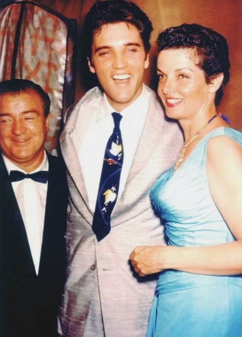 Elvis with Lou Costello and Jane Russell