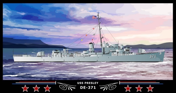 USS Presley print sold at the Navy Emporium