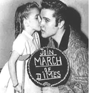 Elvis supported the March of Dimes