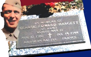 Tearsie Hargett memorial stone