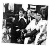 Elvis with director and former Dead End Kid, Bobby Stone